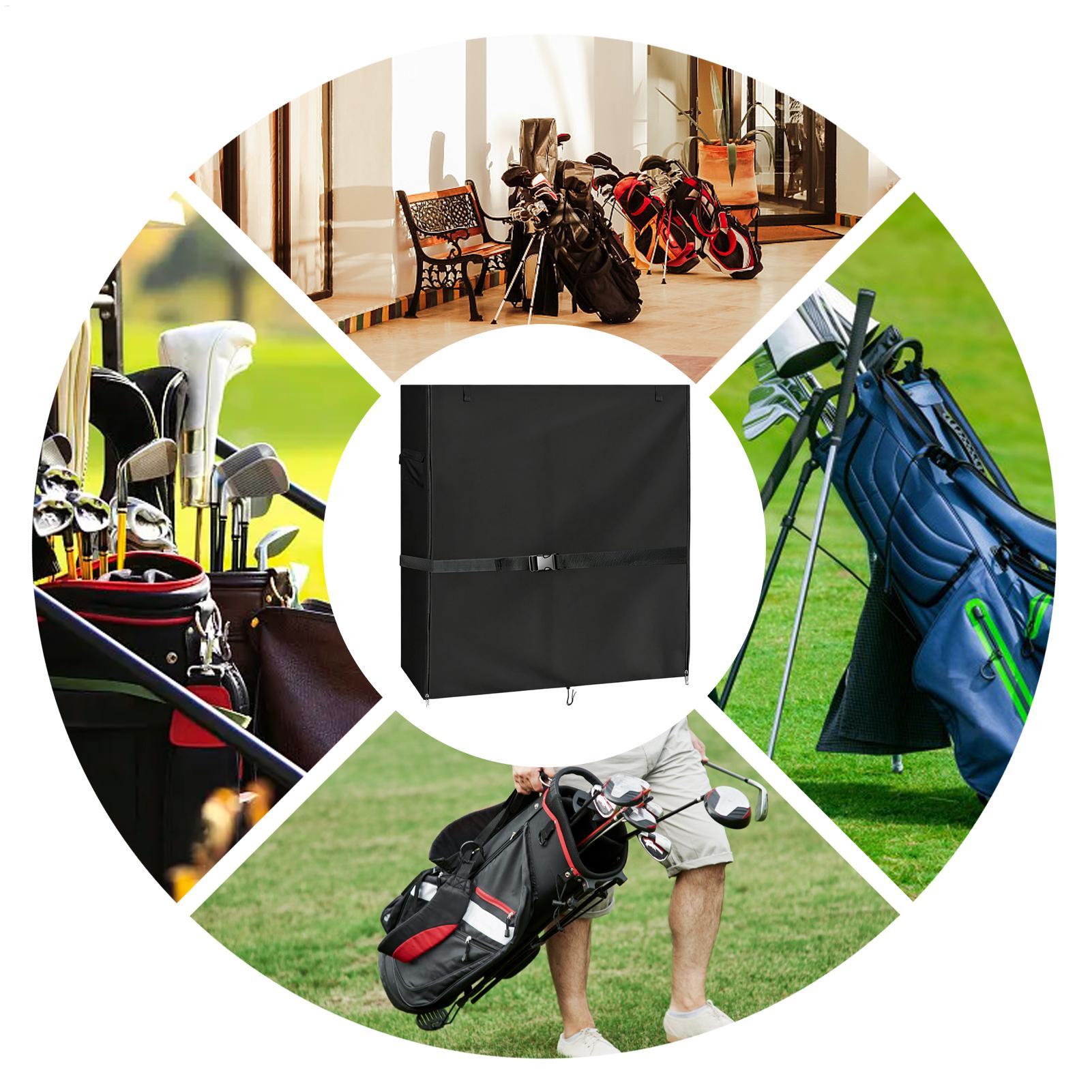 Golf Equipment Organizer For Garage - غطاء حماية لحقيبة الجولف من المطر،