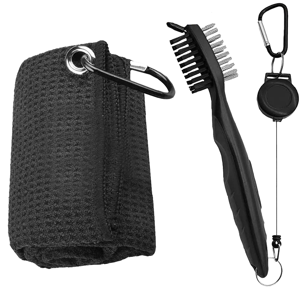 Golf Equipment Set - مجموعة كاملة لفرشاة نادي الجولف ومنظف
