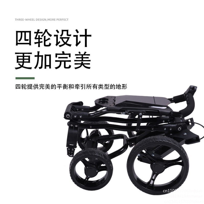 عربة جولف قابلة للطي بثلاث عجل - مراجعة Golf Bag Stand Cart وسعره