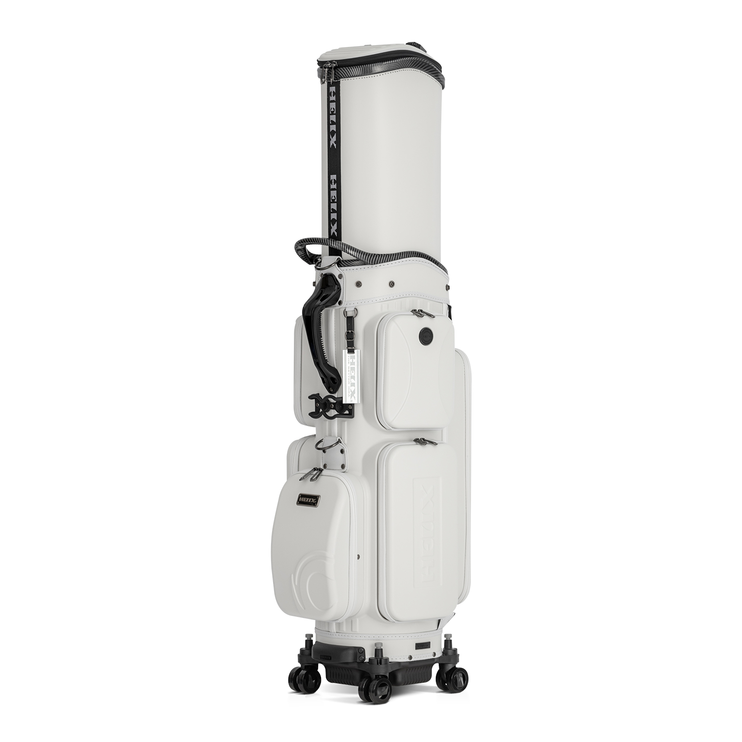 حقيبة جولف HELIX صلبة مع 4 عجل - مراجعة Golf Bag Stand Cart وسعره