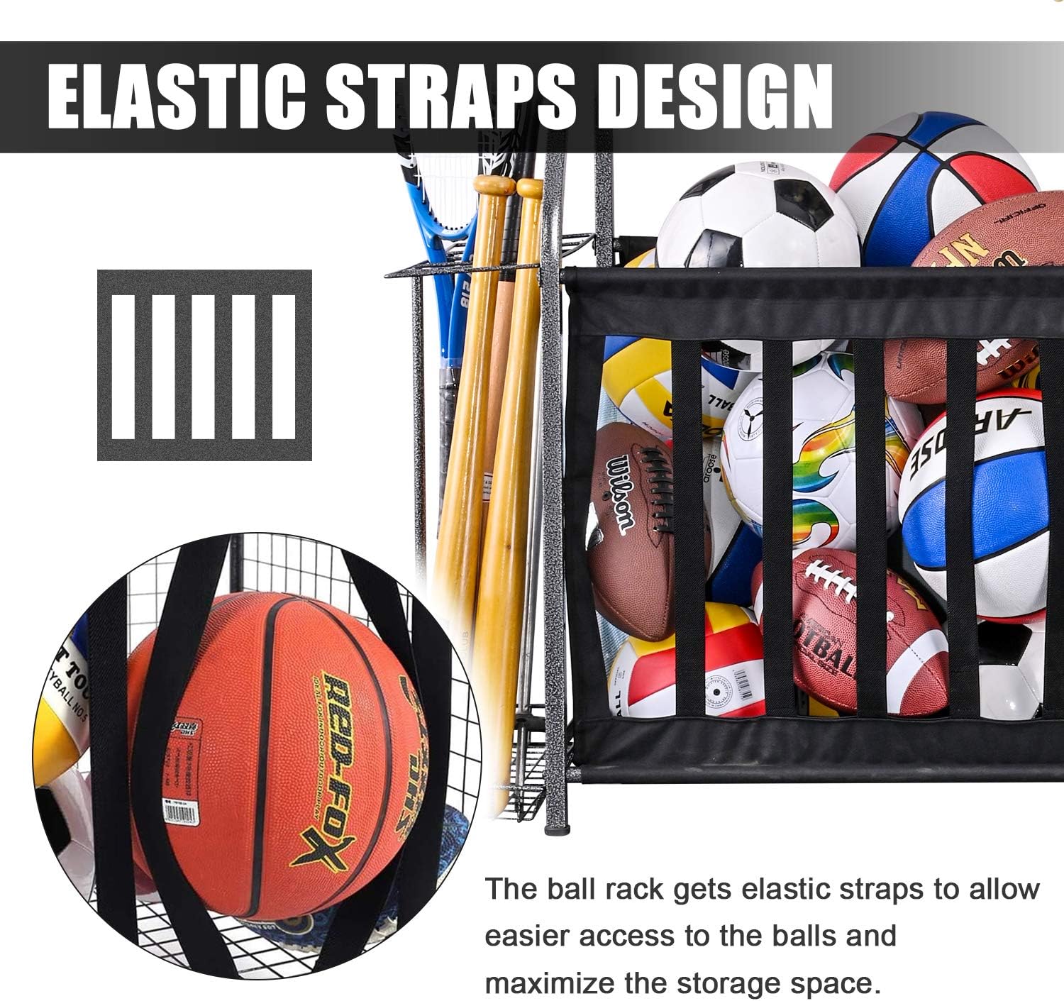 حامل تخزين معدات رياضية للجراج - مراجعة Golf Equipment Organizer For Garage وسعره
