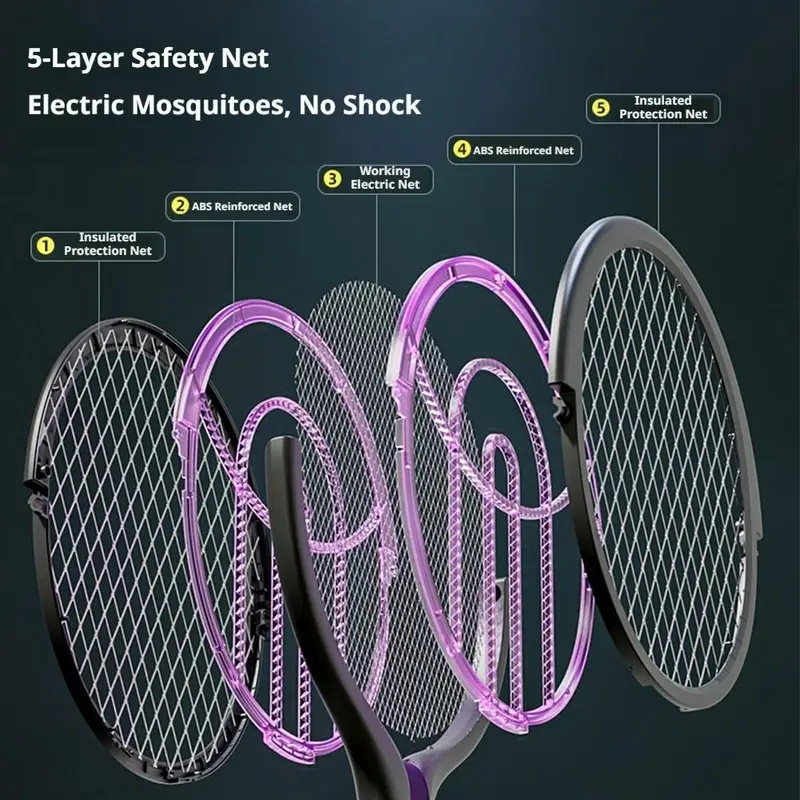 مضرب حشرات كهربائي دوار قابل ل - مراجعة Head Racket Boom وسعره