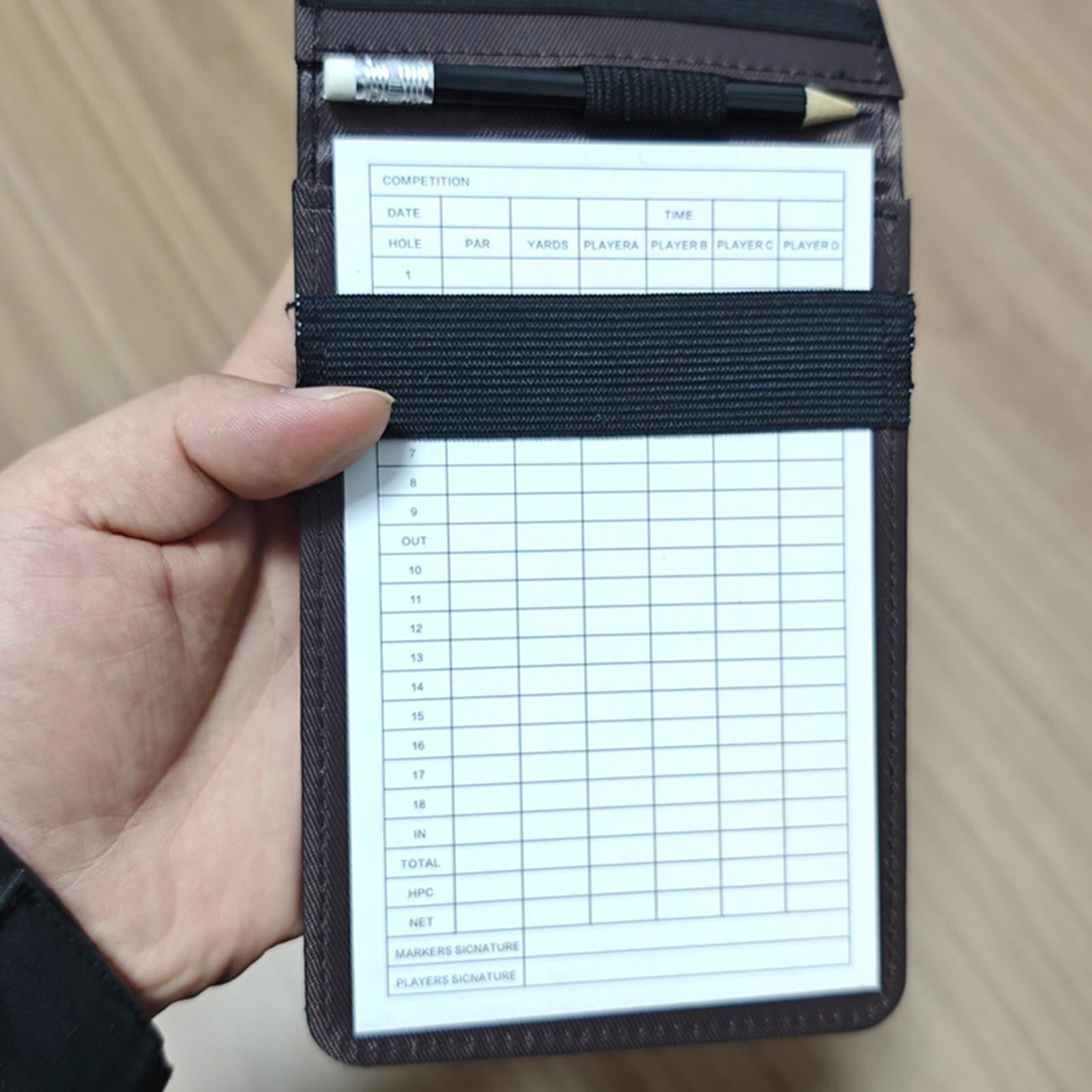 دفتر تسجيل النقاط للجولف من ال - مراجعة Golf Scorecard Holder وسعره