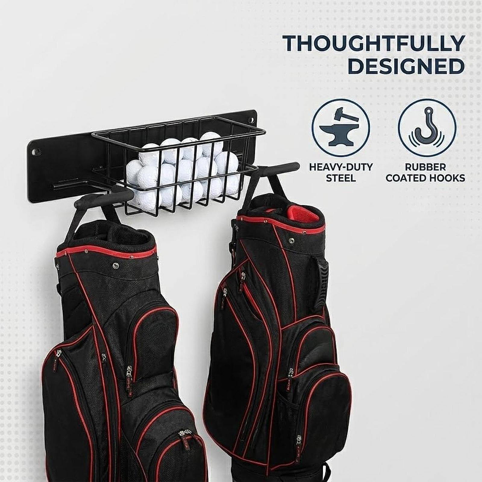 حامل جداري لتوفير المساحة لمعد - مراجعة Golf Equipment Organizer For Garage وسعره