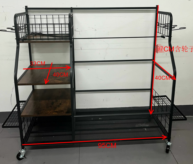 رف تخزين متحرك للجولف، منظم لل - مراجعة Golf Equipment Organizer For Garage وسعره
