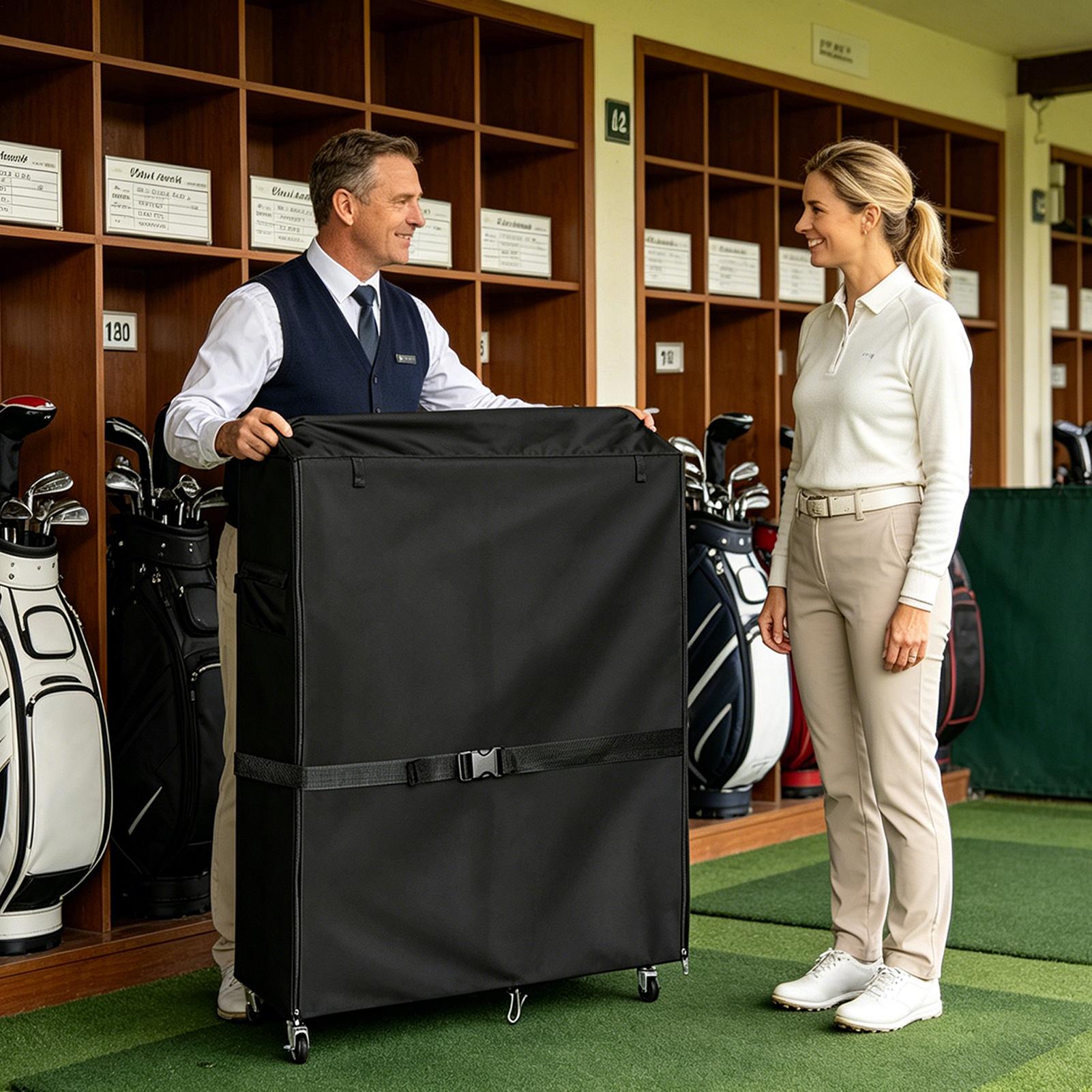 غطاء تخزين حقيبة الجولف من أكس - مراجعة Golf Equipment Organizer For Garage وسعره