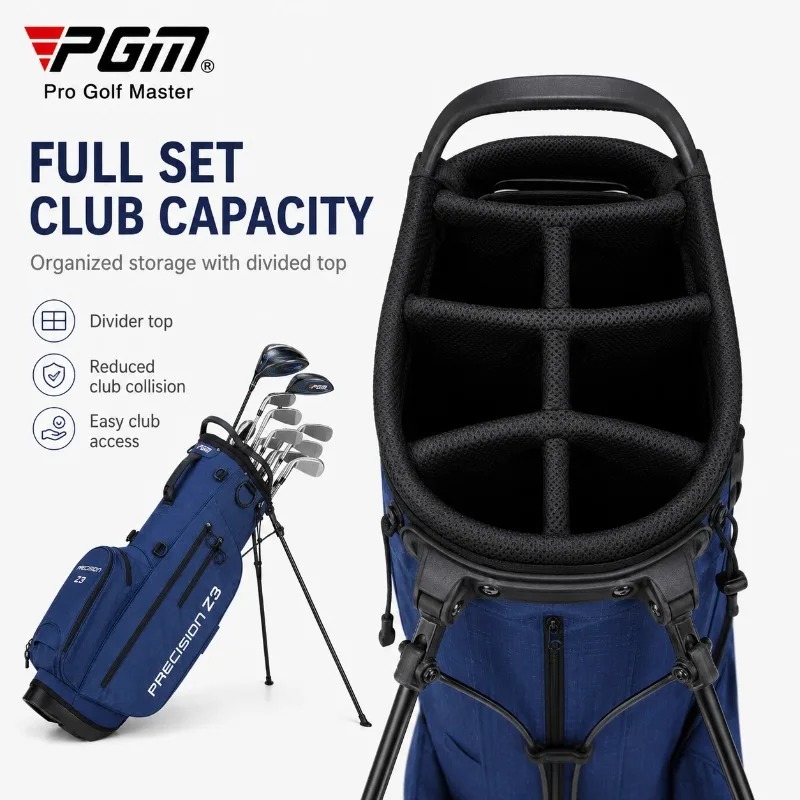 حقيبة جولف PGM خفيفة الوزن مع  - مراجعة Golf Bag Stand Cart وسعره