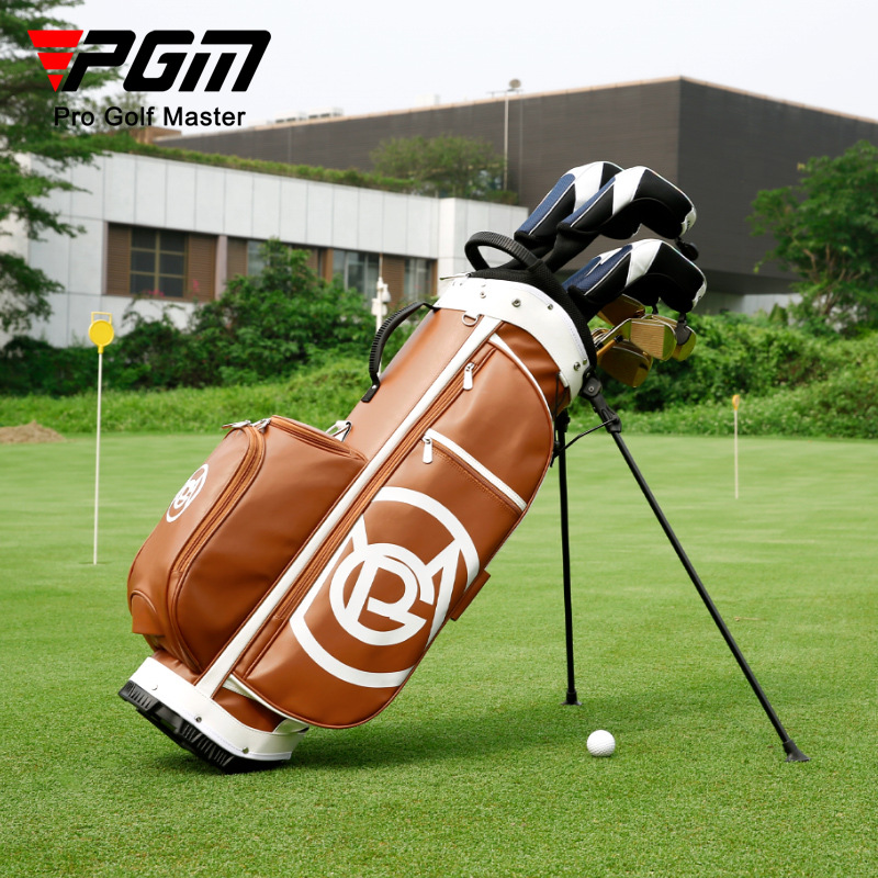 حقيبة جولف كبيرة السعة من Pgm، - مراجعة Golf Bag Stand Cart وسعره