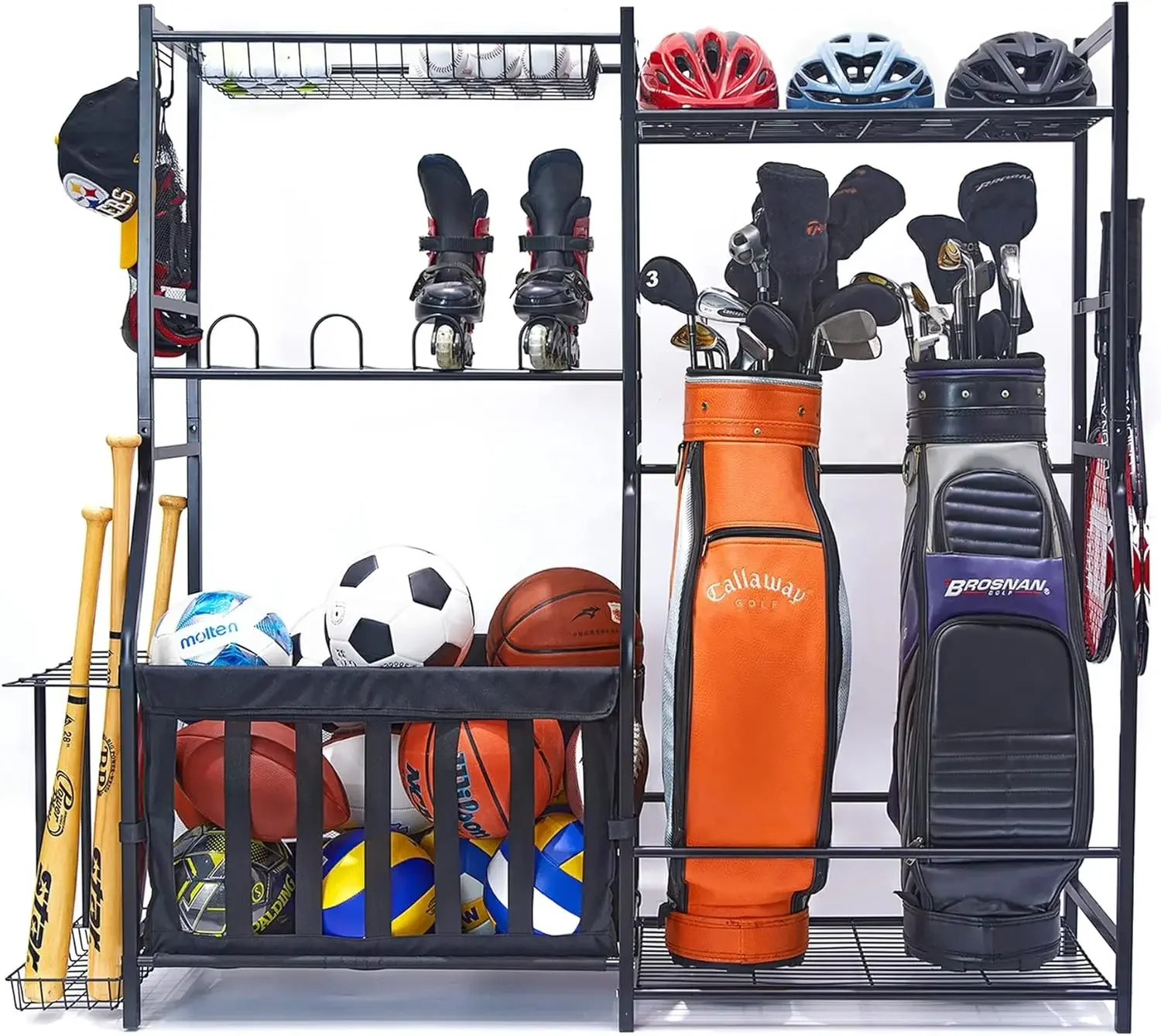 منظم معدات رياضية للجراج، حامل - مراجعة Golf Equipment Organizer For Garage وسعره