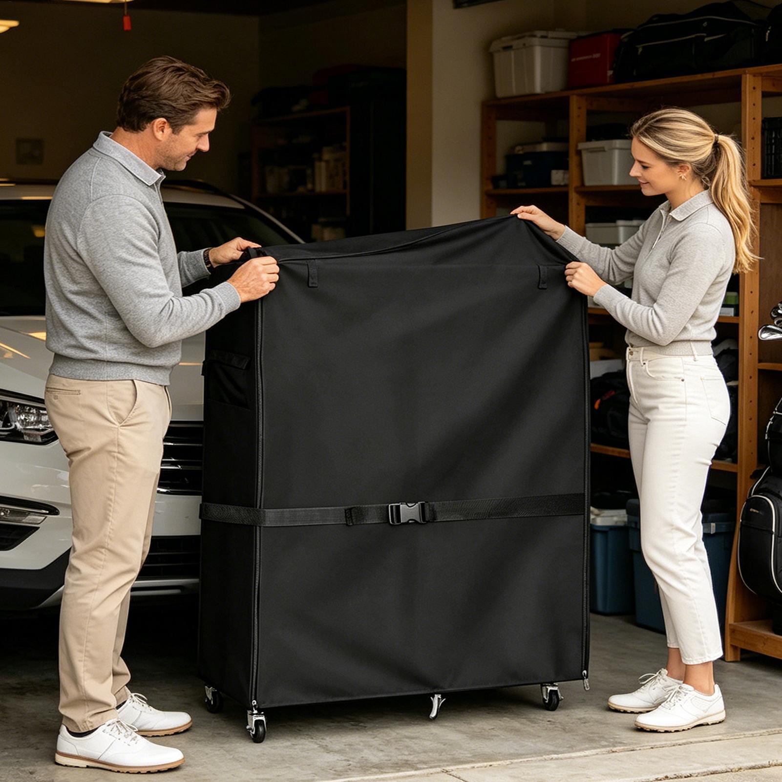 أغطية حامل حقيبة الجولف من أكس - مراجعة Golf Equipment Organizer For Garage وسعره